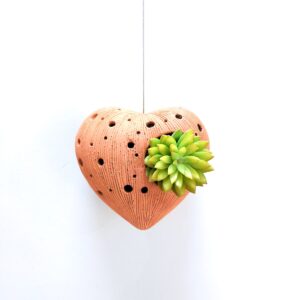 Hanging Planter – Heart<br /> <span class="happy-info"> – Happy Garden </span>